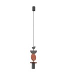 Nowodvorski DROPS COLOR C Lampa Sufitowa Wisząca GU10 R50  Jedwabisty grafit Terakota 11196
