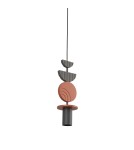 Nowodvorski DROPS COLOR C Lampa Sufitowa Wisząca GU10 R50  Jedwabisty grafit Terakota 11196