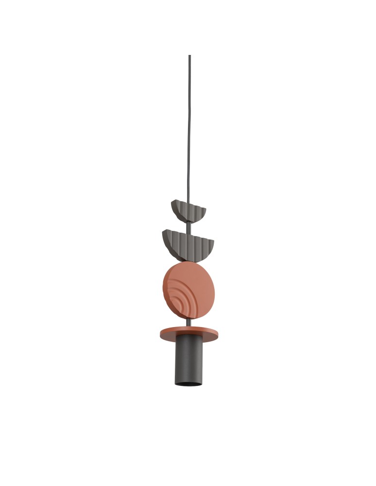 Nowodvorski DROPS COLOR C Lampa Sufitowa Wisząca GU10 R50  Jedwabisty grafit Terakota 11196