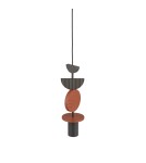 Nowodvorski DROPS COLOR C Lampa Sufitowa Wisząca GU10 R50  Jedwabisty grafit Terakota 11196