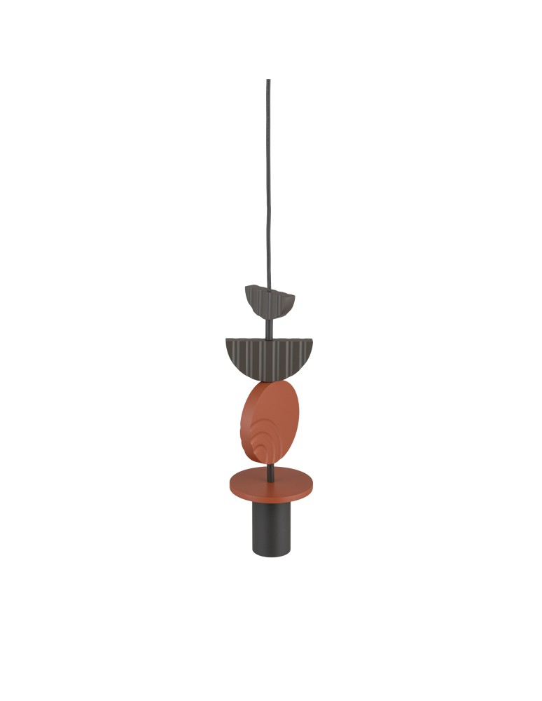 Nowodvorski DROPS COLOR C Lampa Sufitowa Wisząca GU10 R50  Jedwabisty grafit Terakota 11196