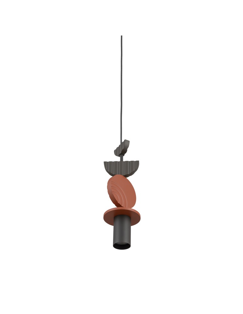 Nowodvorski DROPS COLOR C Lampa Sufitowa Wisząca GU10 R50  Jedwabisty grafit Terakota 11196