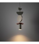 Nowodvorski DROPS COLOR D Lampa Sufitowa Wisząca GU10 R50  Szałwiowy Beżowy 11193