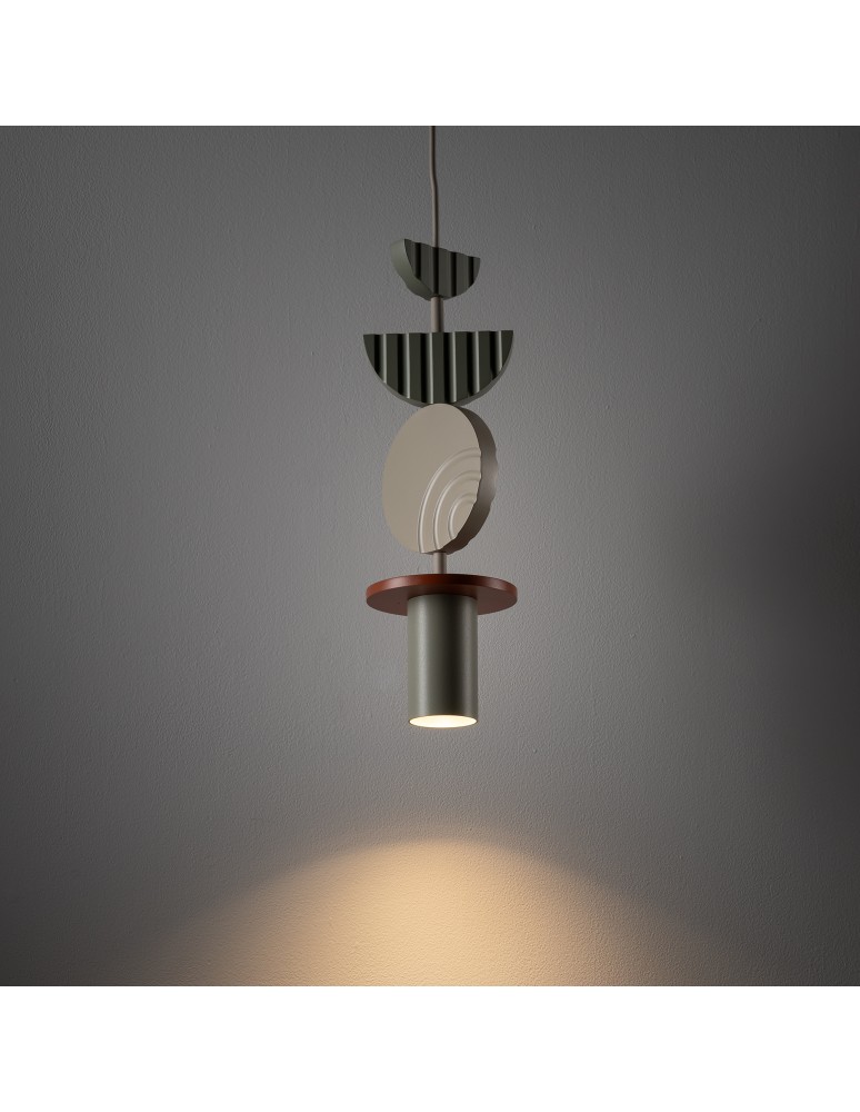 Nowodvorski DROPS COLOR D Lampa Sufitowa Wisząca GU10 R50  Szałwiowy Beżowy 11193