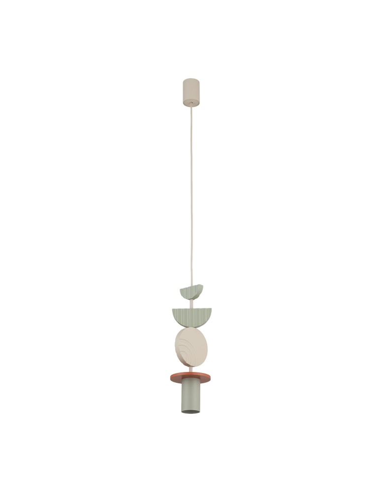 Nowodvorski DROPS COLOR D Lampa Sufitowa Wisząca GU10 R50  Szałwiowy Beżowy 11193