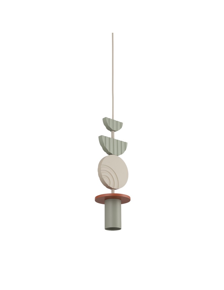 Nowodvorski DROPS COLOR D Lampa Sufitowa Wisząca GU10 R50  Szałwiowy Beżowy 11193