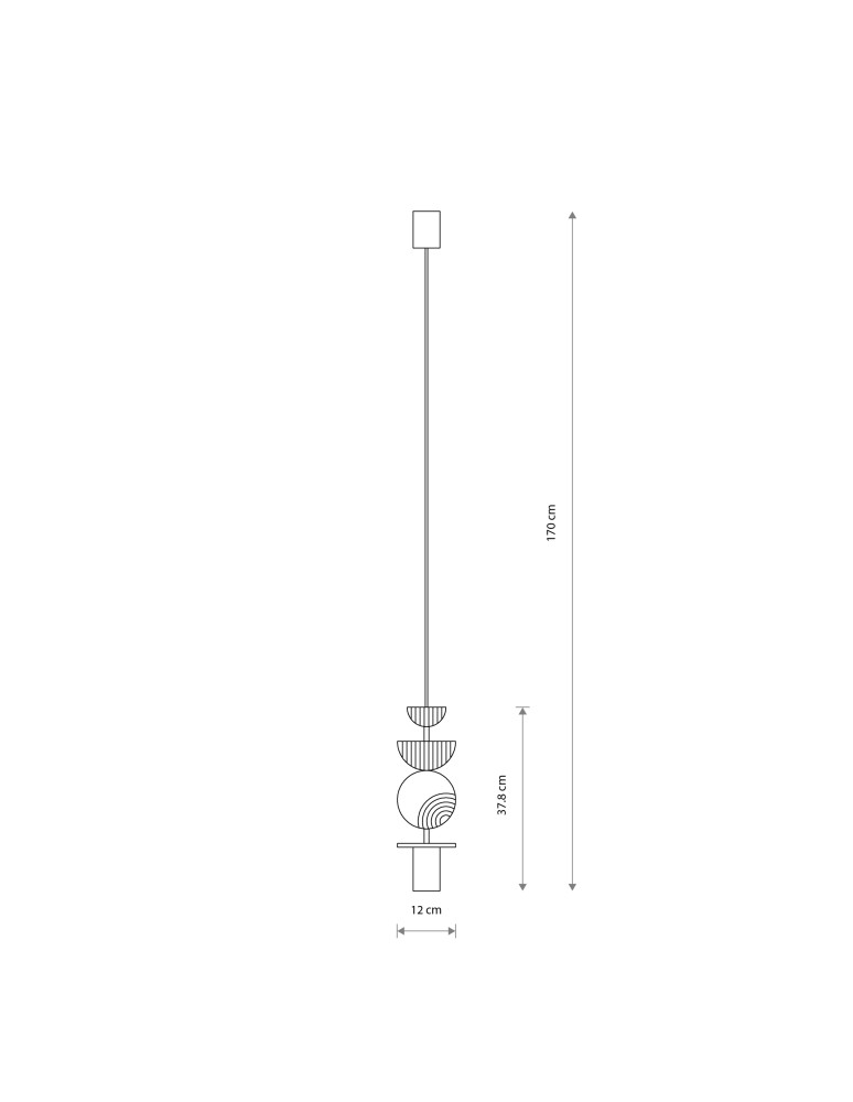 Nowodvorski DROPS COLOR D Lampa Sufitowa Wisząca GU10 R50  Szałwiowy Beżowy 11193