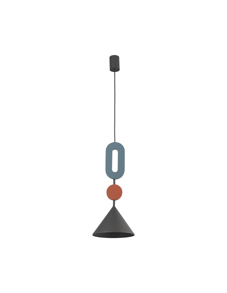 Nowodvorski DROPS COLOR F Lampa Sufitowa Wisząca GU10 R50 lub GU10 ES111  Szary błękit Jedwabisty grafit 12098