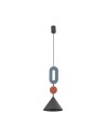 Zobacz Nowodvorski DROPS COLOR F Lampa Sufitowa Wisząca GU10 R50 lub GU10 ES111  Szary błękit Jedwabisty grafit 12098