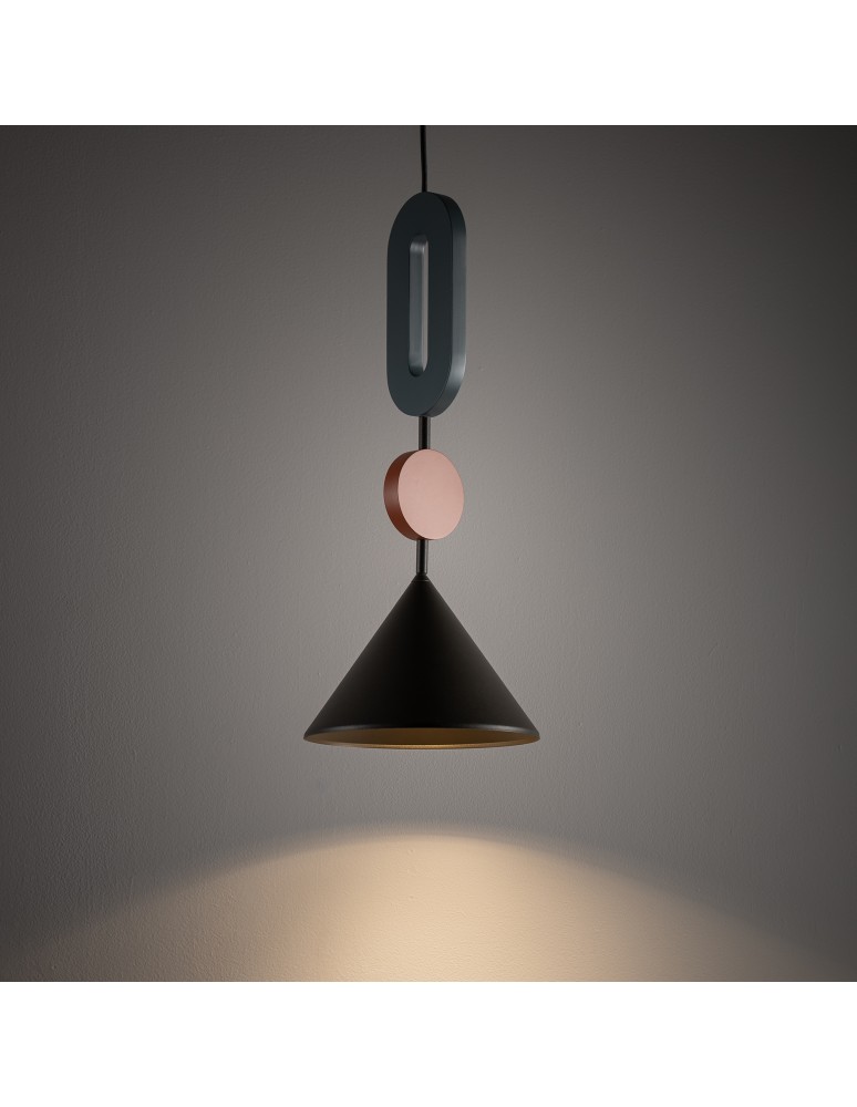 Nowodvorski DROPS COLOR F Lampa Sufitowa Wisząca GU10 R50 lub GU10 ES111  Szary błękit Jedwabisty grafit 12098