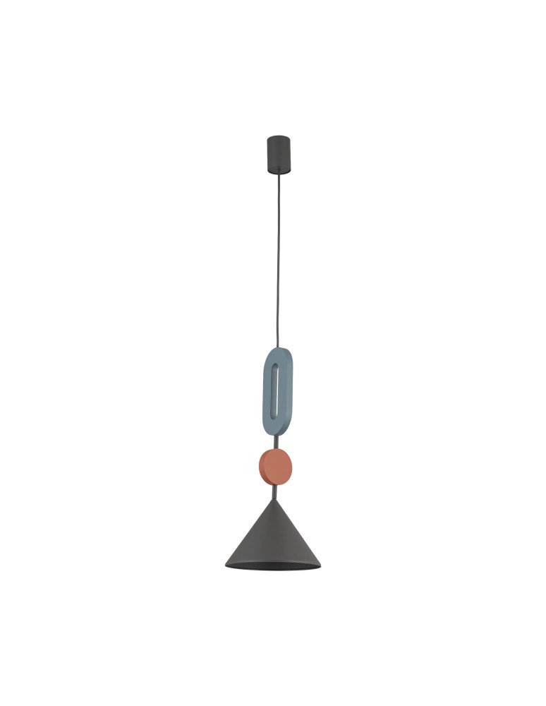Nowodvorski DROPS COLOR F Lampa Sufitowa Wisząca GU10 R50 lub GU10 ES111  Szary błękit Jedwabisty grafit 12098
