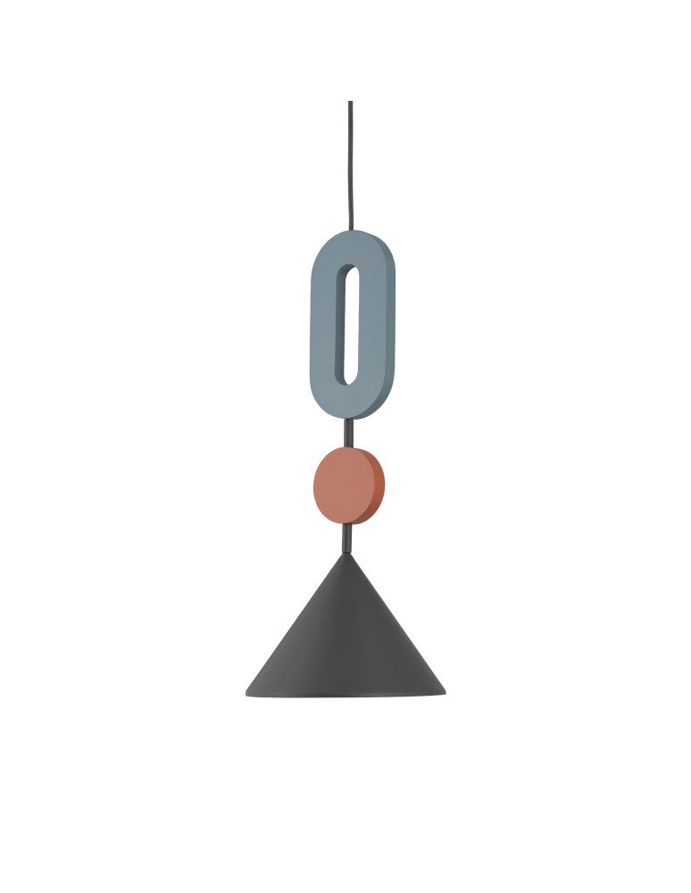 Nowodvorski DROPS COLOR F Lampa Sufitowa Wisząca GU10 R50 lub GU10 ES111  Szary błękit Jedwabisty grafit 12098