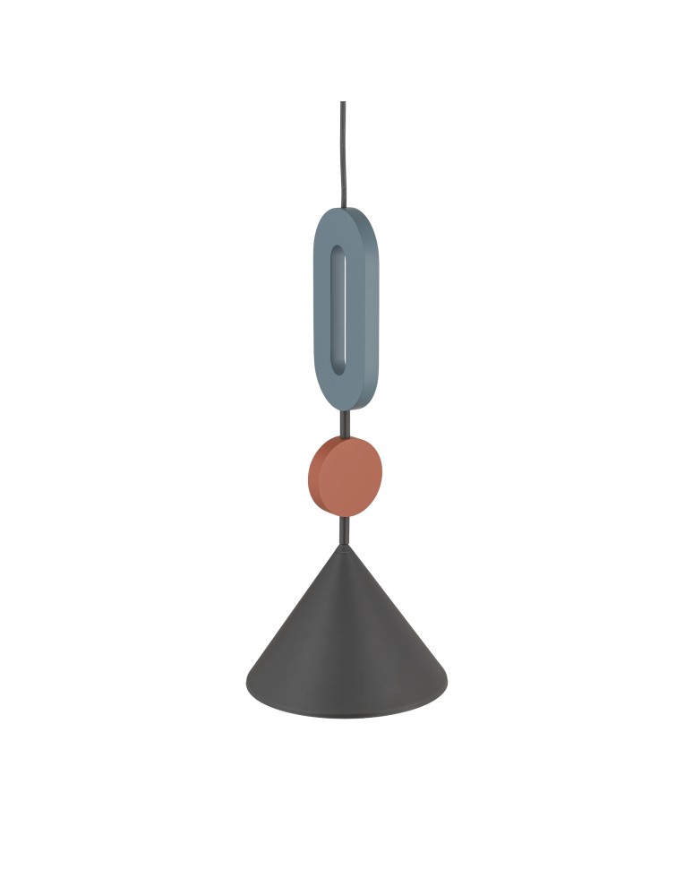Nowodvorski DROPS COLOR F Lampa Sufitowa Wisząca GU10 R50 lub GU10 ES111  Szary błękit Jedwabisty grafit 12098