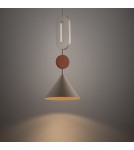 Nowodvorski DROPS COLOR E Lampa Sufitowa Wisząca GU10 R50 lub GU10 ES111  Beżowy Terakota 11192