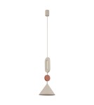 Nowodvorski DROPS COLOR E Lampa Sufitowa Wisząca GU10 R50 lub GU10 ES111  Beżowy Terakota 11192