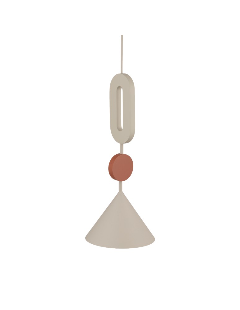 Nowodvorski DROPS COLOR E Lampa Sufitowa Wisząca GU10 R50 lub GU10 ES111  Beżowy Terakota 11192