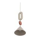 Nowodvorski DROPS COLOR E Lampa Sufitowa Wisząca GU10 R50 lub GU10 ES111  Beżowy Terakota 11192