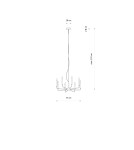 Nowodvorski ORTO Lampa Sufitowa Żyrandol E14 Beżowy 12525 Nowodvorski ORTO Lampa Sufitowa Żyrandol E14 Beżowy 12525