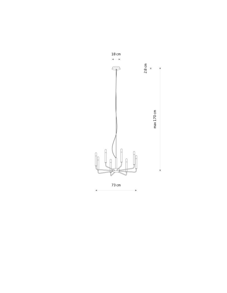 Nowodvorski ORTO Lampa Sufitowa Żyrandol E14 Beżowy 12525 Nowodvorski ORTO Lampa Sufitowa Żyrandol E14 Beżowy 12525