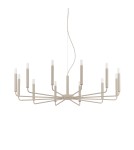 Nowodvorski ORTO B Lampa Sufitowa Żyrandol E14  Beżowy 12526