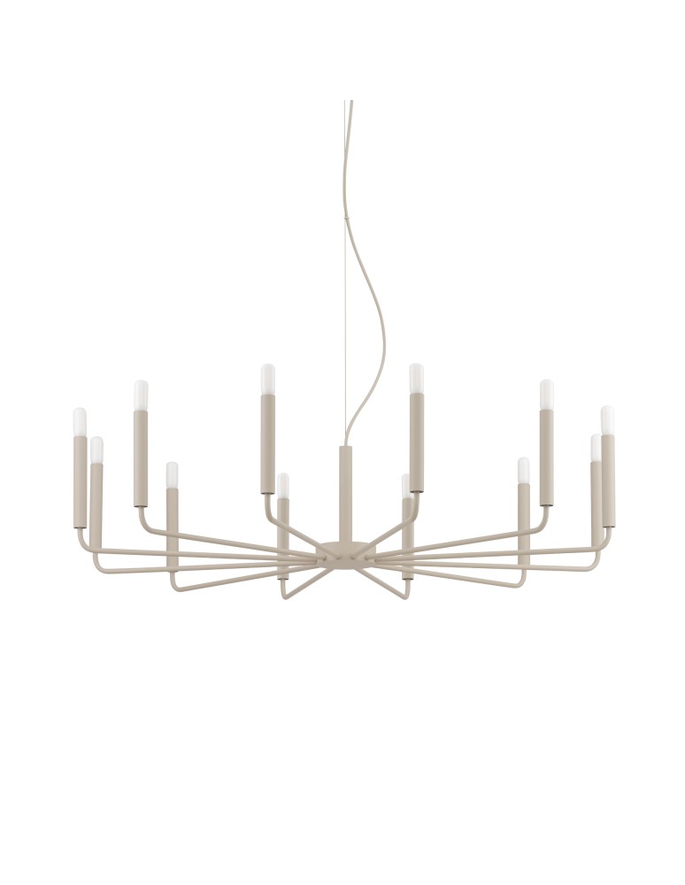 Nowodvorski ORTO B Lampa Sufitowa Żyrandol E14  Beżowy 12526