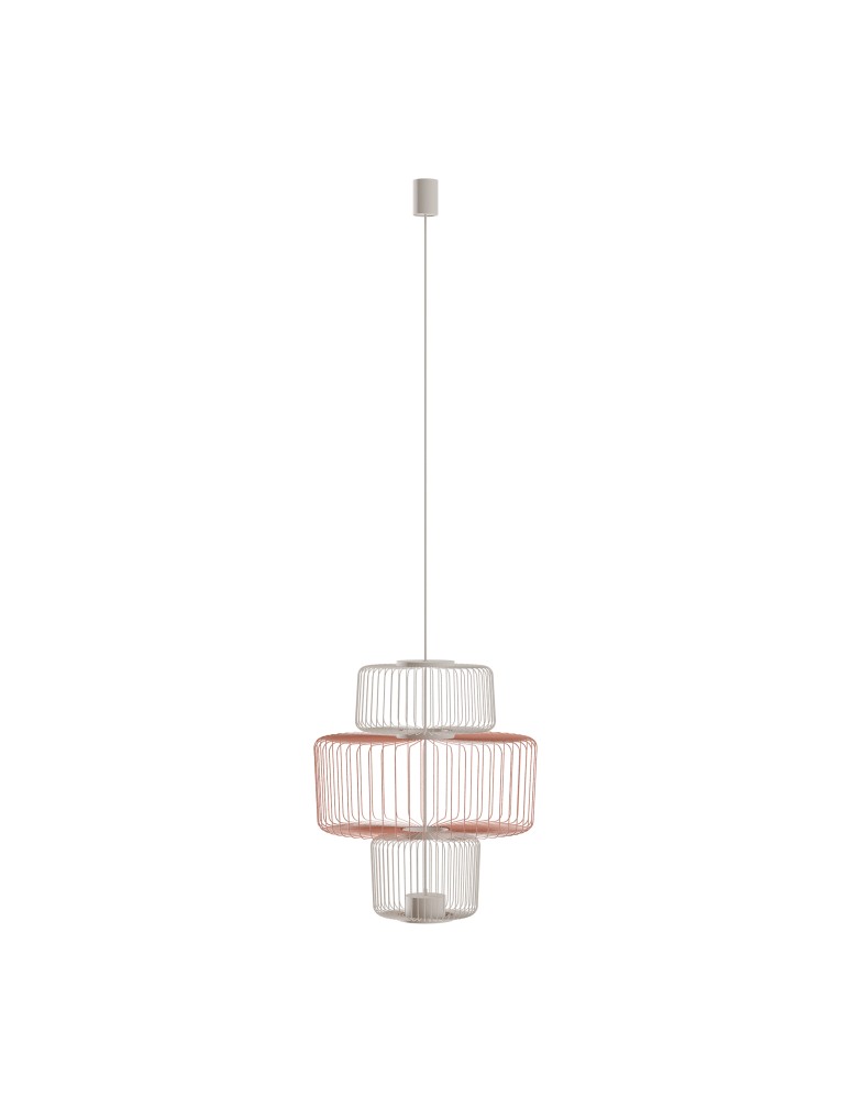 Nowodvorski NOME A Lampa Sufitowa Wisząca GX53  Beżowy Terakota 12248