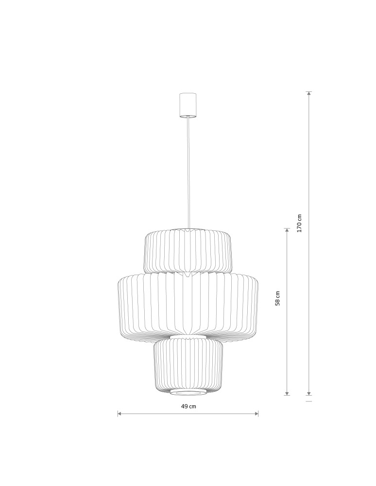 Nowodvorski NOME A Lampa Sufitowa Wisząca GX53  Beżowy Terakota 12248