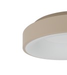 Nowodvorski NIKKI ROUND LED Lampa Sufitowa Plafon LED zintegrowany  3000K Beżowy 12363