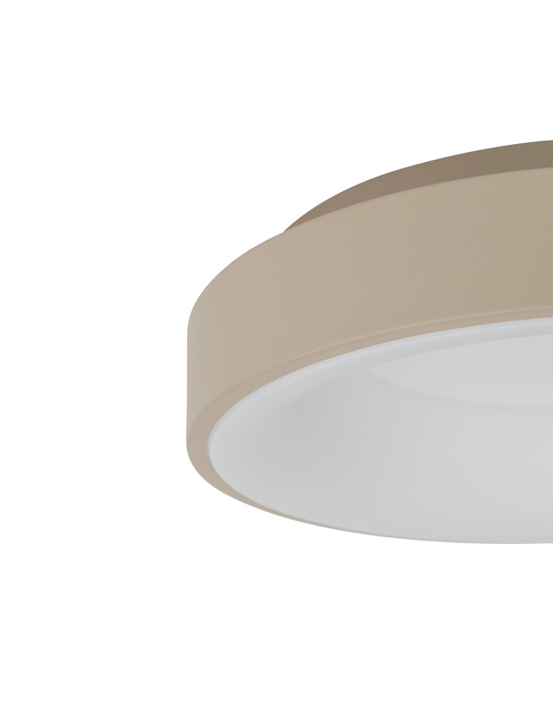 Nowodvorski NIKKI ROUND LED Lampa Sufitowa Plafon LED zintegrowany  3000K Beżowy 12363