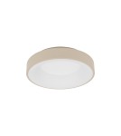 Nowodvorski NIKKI ROUND LED Lampa Sufitowa Plafon LED zintegrowany  3000K Beżowy 12363