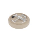 Nowodvorski NIKKI ROUND LED Lampa Sufitowa Plafon LED zintegrowany  3000K Beżowy 12363