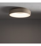 Nowodvorski NIKKI ROUND LED Lampa Sufitowa Plafon LED zintegrowany  4000K Beżowy 12364