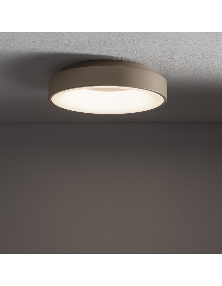 Nowodvorski NIKKI ROUND LED Lampa Sufitowa Plafon LED zintegrowany  4000K Beżowy 12364