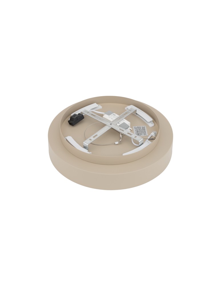 Nowodvorski NIKKI ROUND LED Lampa Sufitowa Plafon LED zintegrowany  4000K Beżowy 12364