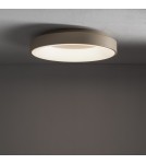 Nowodvorski NIKKI ROUND LED Lampa Sufitowa Plafon LED zintegrowany  4000K Beżowy 12366