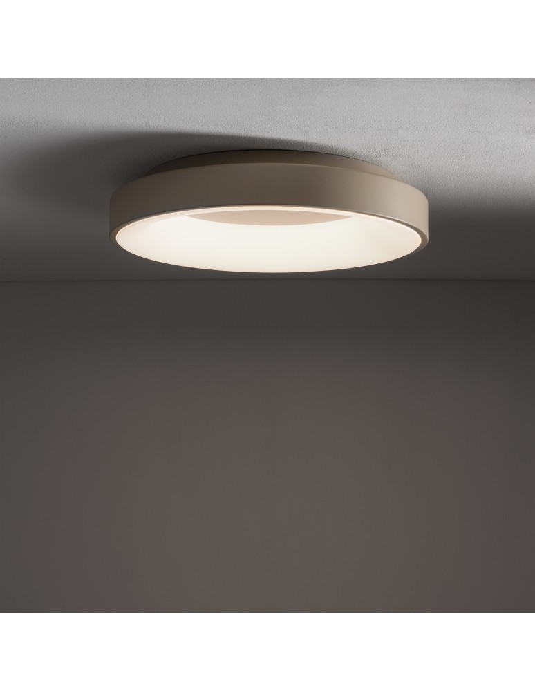 Nowodvorski NIKKI ROUND LED Lampa Sufitowa Plafon LED zintegrowany  4000K Beżowy 12366