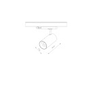 Nowodvorski CTLS SPOT LED 25W 3-obwodowy CTLS Lampy LED zintegrowany  3000K Czarny 12300