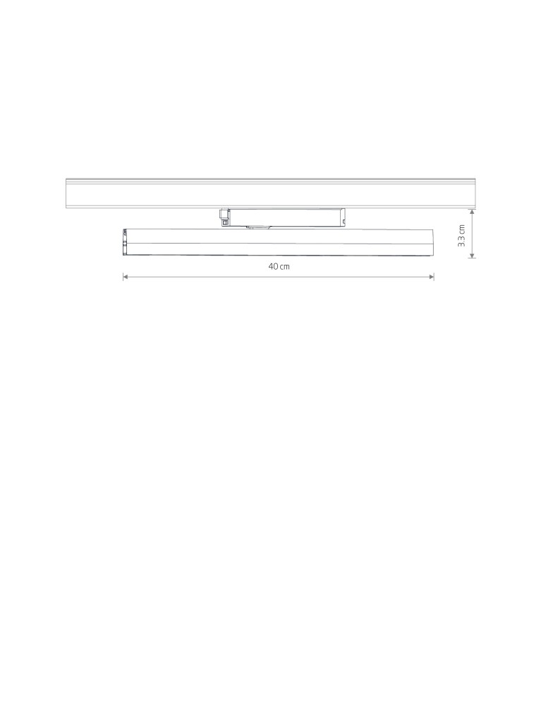 Nowodvorski PROFILE LINE LED 20W 1-obwodowy Profile Lampy 4000K Czarny 12400 Nowodvorski PROFILE LINE LED 20W 1-obwodowy Profile Lampy 4000K Czarny 12400