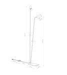 Nowodvorski MONO Lampa Podłogowa GU10 R50 Granatowy Czarny 12622 Nowodvorski MONO Lampa Podłogowa GU10 R50 Granatowy Czarny 12622