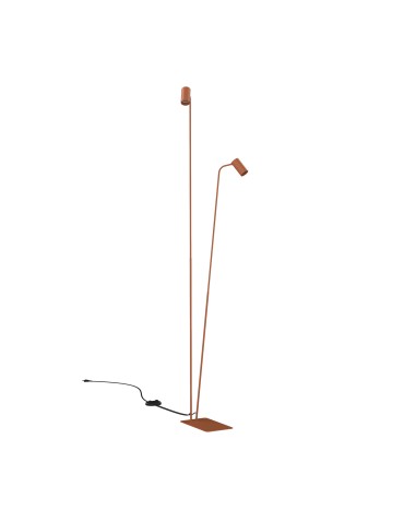 Nowodvorski MONO Lampa Podłogowa GU10 R50  Terakota Czarny 12620