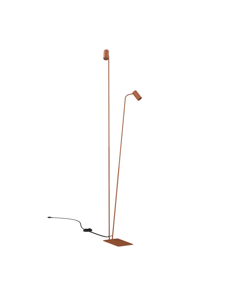 Nowodvorski MONO Lampa Podłogowa GU10 R50  Terakota Czarny 12620