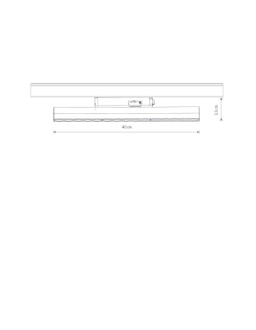 Nowodvorski PROFILE FOCUS LINEAR LED 15W 1-obwodowy Profile Lampy  3000K Biały 12396 - produkt 2