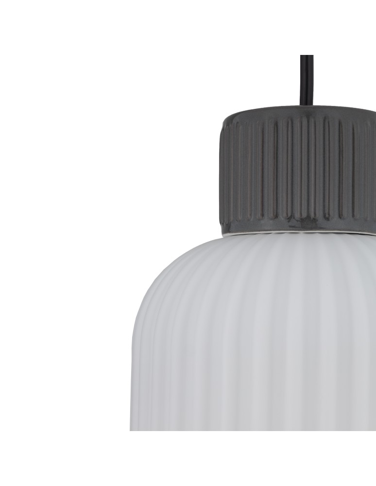 Nowodvorski AURORA A Lampa Sufitowa Wisząca E27  Szary 11969