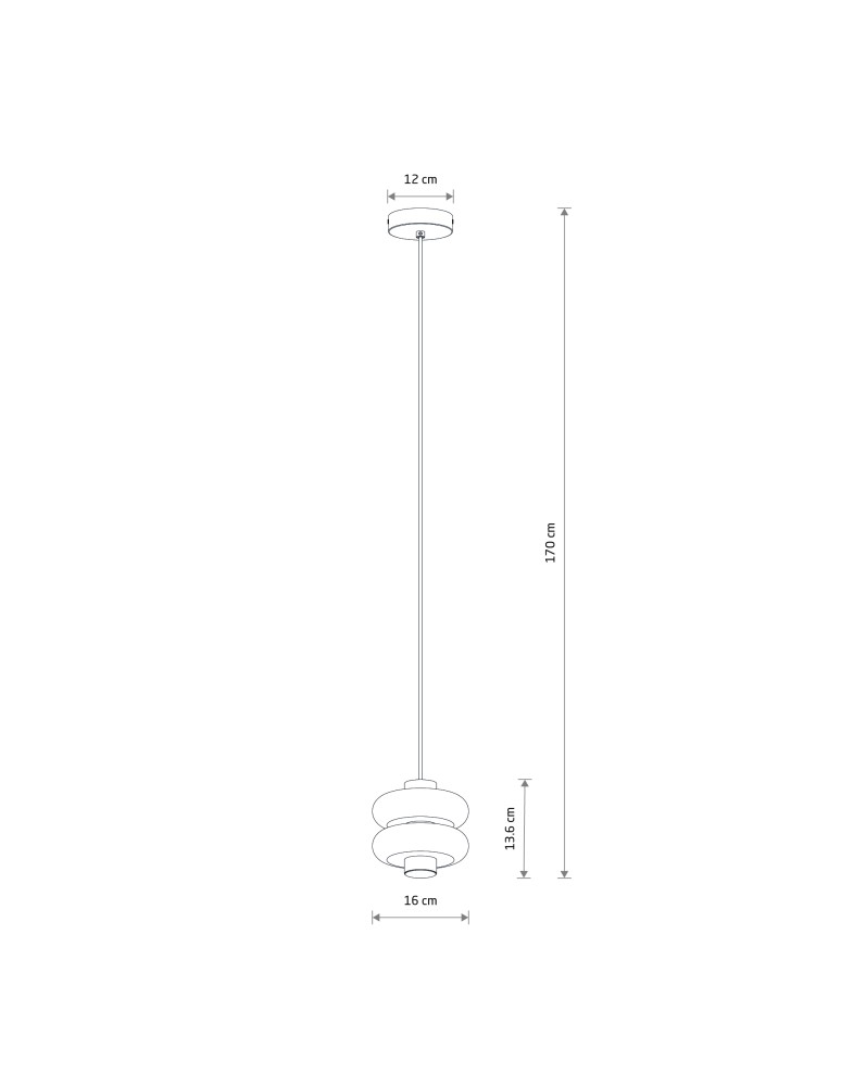 Nowodvorski LUNARI LED Lampa Sufitowa Wisząca LED zintegrowany  3000K Szczotkowane złoto 11981