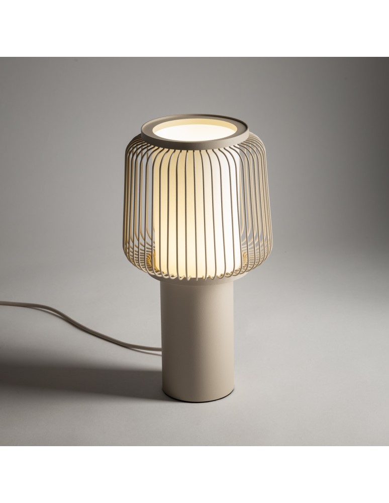 Nowodvorski NOME Lampa Stołowa E27  Beżowy Biały 12252