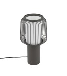 Nowodvorski NOME Lampa Stołowa E27  Jedwabisty grafit Biały 12253