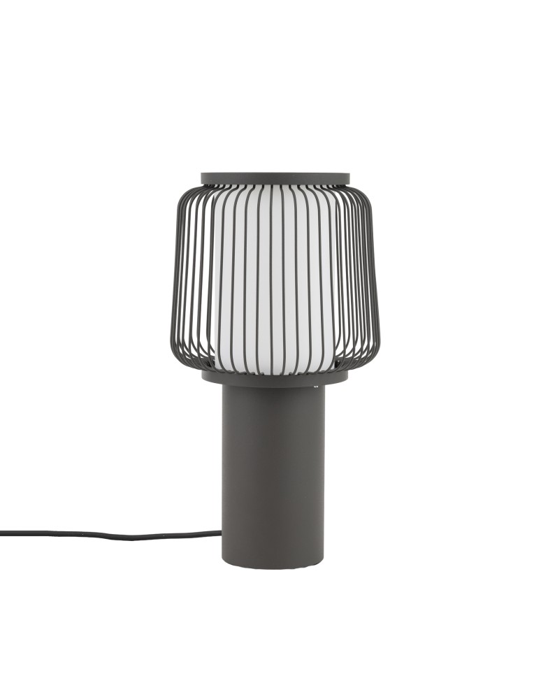 Nowodvorski NOME Lampa Stołowa E27  Jedwabisty grafit Biały 12253