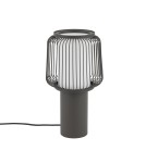 Nowodvorski NOME Lampa Stołowa E27  Jedwabisty grafit Biały 12253