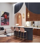 Single pendant lamps - Maytoni Antic Pendant E14 1x40W Brown MOD302PL-01CG - product 2