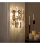 Kinkiety glamour - Maytoni Flare Ścienna E14 2x40W Złoty DIA200WL-02G - produkt 2